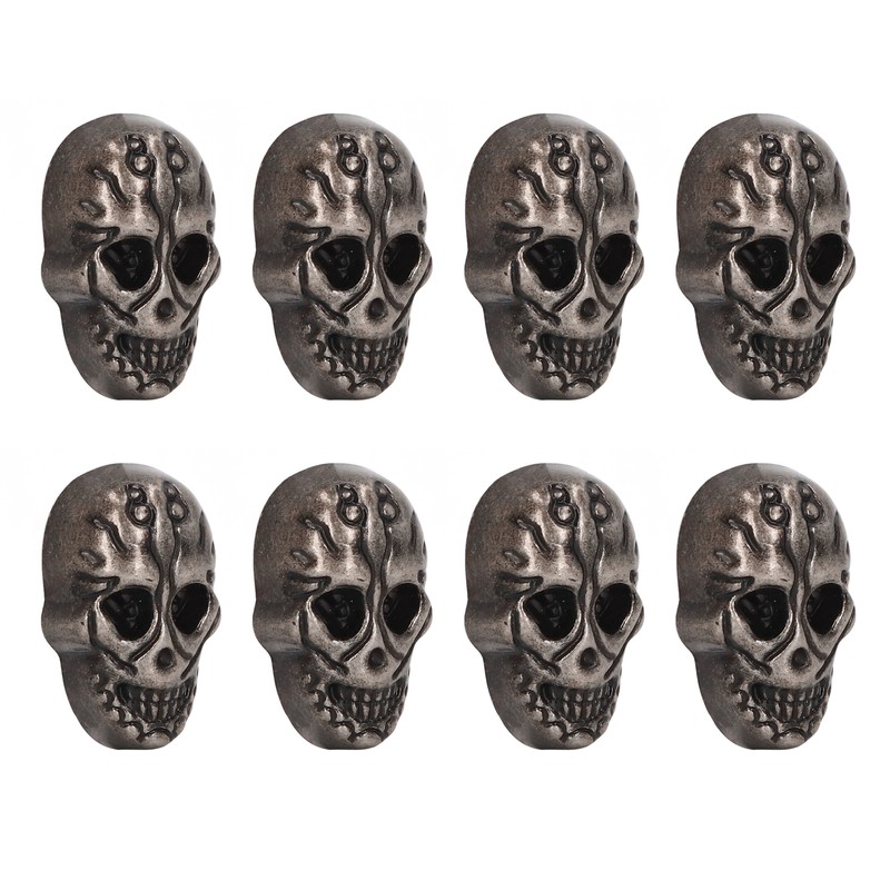 50sets Skull Rivets Single 25x16mm DIY Ghost Head Punk Style