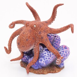 Gemini&Genius Octopus Toys for Kids, Realistic Octopus Action Figure, Pool Octopus Figurine Toys, Sea Life Figure Educational Gift, Display and Diving Play Toy, Collection Toys for Kids