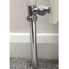 Aretro Chrome Effect Plastic 15mm Radiator Pipe Towel Rail Covers