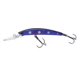 Yo-Zuri Crystal Minnow Deep Diver Walleye (F) 110mm 4-3/8" Midnight Floating Deep Diver Lure