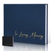 Braveriky Funeral Guest Book for Memorial Service, in Loving Memory