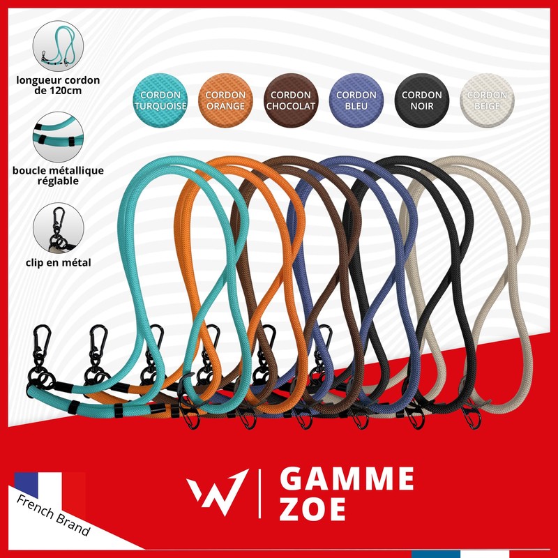 W Unisex Lou Nackenband, blau, Large (2er Pack)