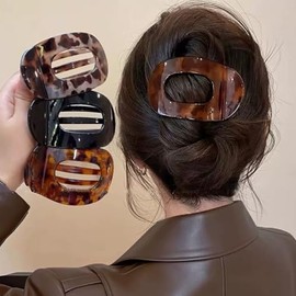 Pinzas Para Cabello de 6 Piezas,Pinzas Para El Cabello Antideslizantes,Broches para Cabello de Mujer, pasador Mate Grande Para Mujer