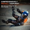 PSLER 1 Tier Motorcycle Back Protectors 2 Level Elbow and