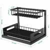 Under Sink Organizer, 2 Tier Under Kitchen Sink Organizer, Under