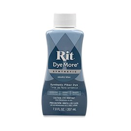 Rit DyeMore 7 Oz. Synthetic Liquid Fiber Dye for Clothing, Décor, and Crafts – Smoky Blue (1 Pack)