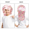 Monopa Long Toddler Silk Bonnet for Sleeping Kids Elastic Satin