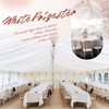 8 Panel White Ceiling Drapes - Premium Polyester Wedding Arch