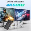 KVM Switch 2 Monitors 2 Computers DisplayPort and HDMI 4K@60Hz