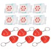 6pcs Cardiopulmonary Resuscitation Face Shield Portable Hygienic Pocket Facial Cover