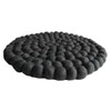 Maharanis Felt Pot Saucer Anthracite 22 cm Handmade 100% Wool