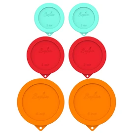 Sophico Round Silicone Storage Cover Lids Replacement for Anchor Hocking and Pyrex Glass Bowls (Container not Included) (MIX-6 PACK)