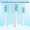 6 Pack Topkitfice Replacement Flossing Toothbrush Heads with Covers Compatible