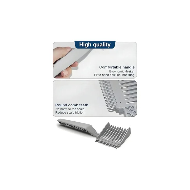2 Pcs Peines Desvanecer Para Barber Para Cabello Profesional