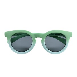 Béaba, Sunglasses for Children 2-4 Years, 100% UV Protection - CAT 3, Side Protection, Optimal Comfort, 360° Adjustable Arms, Adjustable to View, Retro Collection, Happy Rainbow Green, Rainbow Green