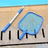 Pool Skimmer Net with Telescopic Pole Removal Leaf Rake Swimming