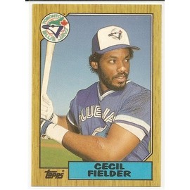 Cecil Fielder 1987 Topps Tiffany Toronto Blue Jays Card #178