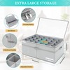 LUVHOMEE Shoe Organizer for Closet, Fits 24 Pairs, Large Shoe