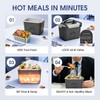 LoveeHafen 2026 Upgraded Cordless Electric Lunch Box, Cordless Rechargeable Food