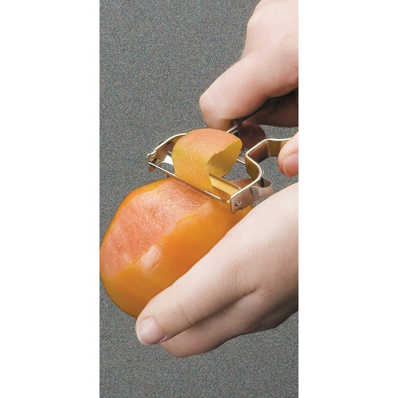 Lacor-60347-ST. STEEL TOMATO/DOUBLE PEELER