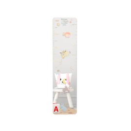 MYRO - Mirrored Height Chart for Children – Shatterproof Acrylic Growth Chart for Nursery, Bedroom, School Locker & Playroom (Dreamer)