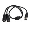 DIN 4PIN to 2DIN 4PIN Adapter Cable Professional Male to