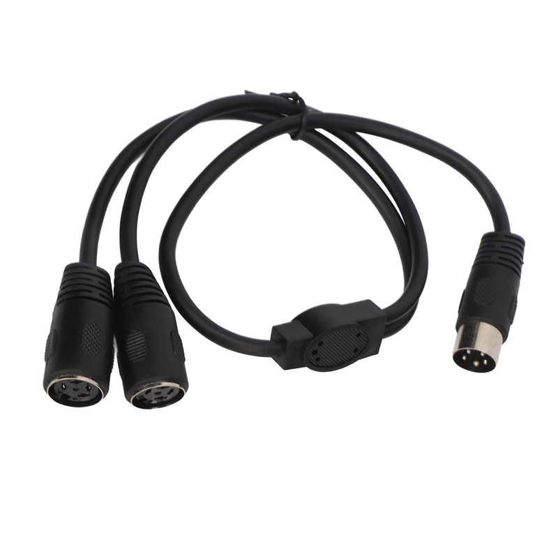 DIN 4PIN to 2DIN 4PIN Adapter Cable Professional Male to
