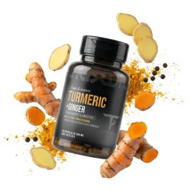 Cúrcuma Turmeric + Jengibre Pimienta Negra 60cap Sin Sabor