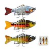 Fishing Lures 3 Pack Crank Baits for Slow Sinking Glide