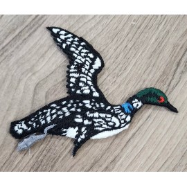 Unbranded Vintage Flying Duck Mallard Patch 4" Wide NEW Great for Hats Bird NOS