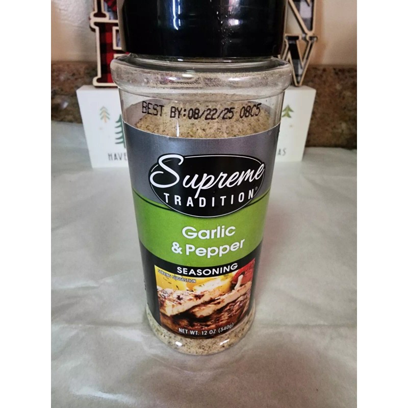 Supreme Garlic & Pepper, Garlic & Pepper Seasoning Meat chicken