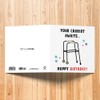 Papa Prints Your Chariot Awaits Happy Birthday Card Funny Dad
