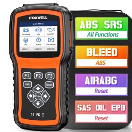 Foxwell Jeep Wrangler OBD2 Car Diagnostic Tool ABS Bleed SRS SAS Engine Reset Kit NT630