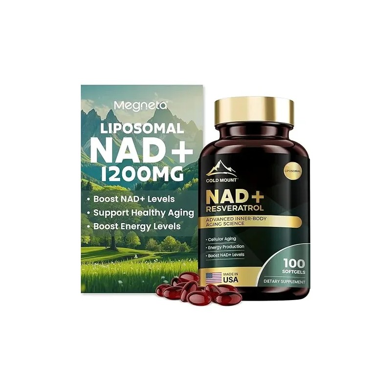 Cold Mount Nad+ Resveratrol Softgels