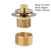 Artiwell Push & Lock Tub Trim Set with Single-Hole Overflow