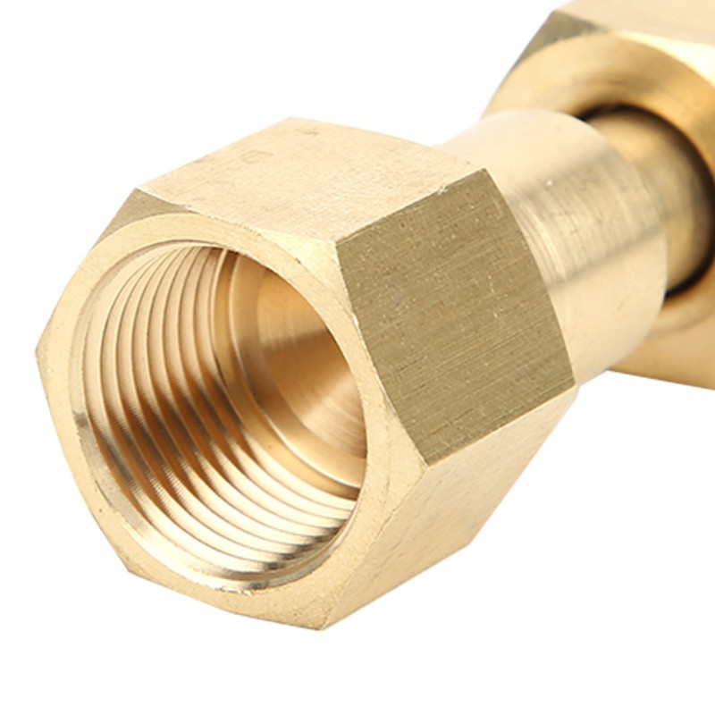 CGA-320 to CGA-580 Cylinder Adapter Carbon Dioxide Tank to Argon