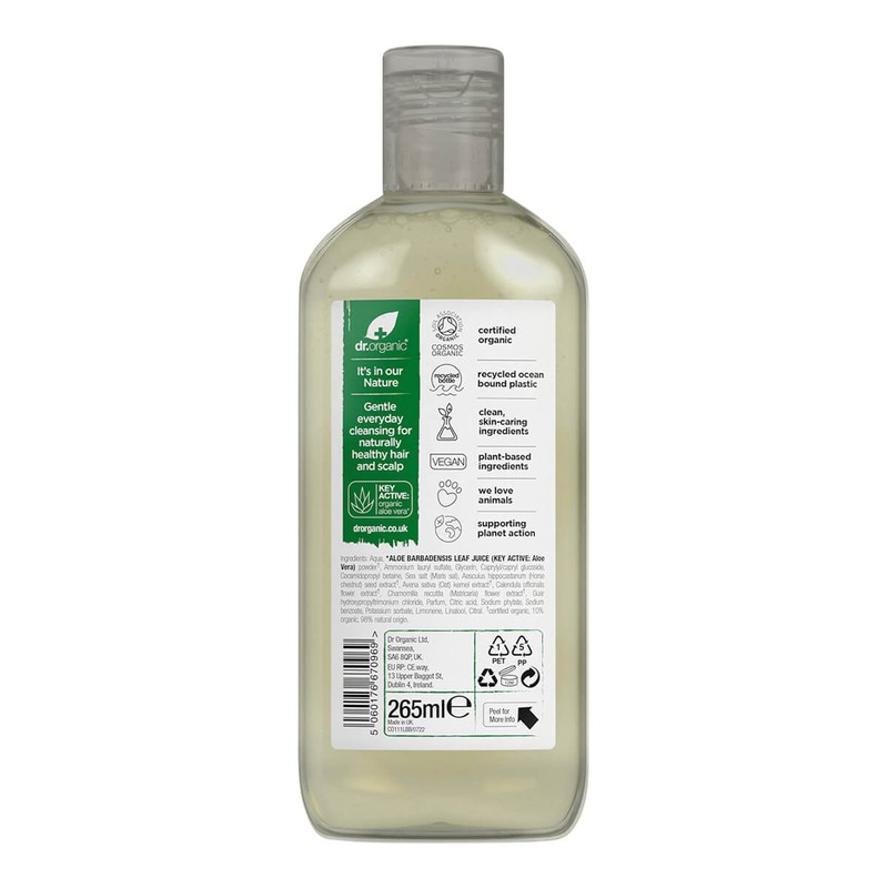 Dr Organic Aloe Vera Shampoo, 265ml
