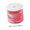 Operitacx Geflochtene Farbige Schnur 1 Rolle für Schmuckherstellung Bastelseil Selbstgemacht