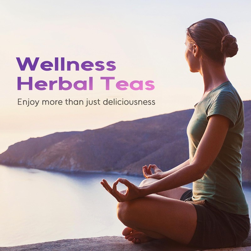 FullChea - Chamomile Lavender Tea Bags for Relaxation & Better