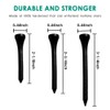 THIODOON Golf tees 54mm Less Friction Wooden Tees Training for