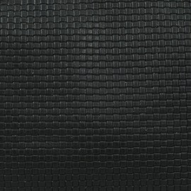 Anna by Anuschka Heritage Collection Women's Genuine Leather Cosmetic Case - Basket Embossed Black