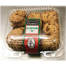 San Paolo Cookies - Almond "S" - 16oz - 2 Packs