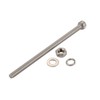 Sourcingmap 10pcs M4x80mm 304 Stainless Steel Knurled Hex Socket Head