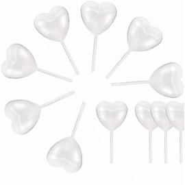 Voarge 100 x 4ml Heart Shaped Jam Plastic Dressing