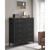 SONGMICS Dresser for Bedroom, Storage Organizer Unit with 10 Fabric