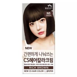 CS 꽃을든남자 나눠쓰는 CS 헤어칼라 크림(N5진한갈색) [꽃을든남자 나눠쓰는 CS 헤어칼라 크림(N3] Flower Holding Man Shared CS Hair Color Cream (N5 Dark Brown) [Flower Holding Man Shared CS Hair Color Cream (N3]