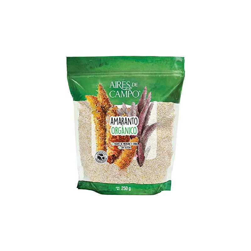 Amaranto Tostado 100% Orgánico 250g Aires de Campo