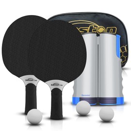 Senston Table Tennis Rackets Set, Professional Table Tennis Bats with 3 Balls, Composite Rubber Ping Pong Paddle Set