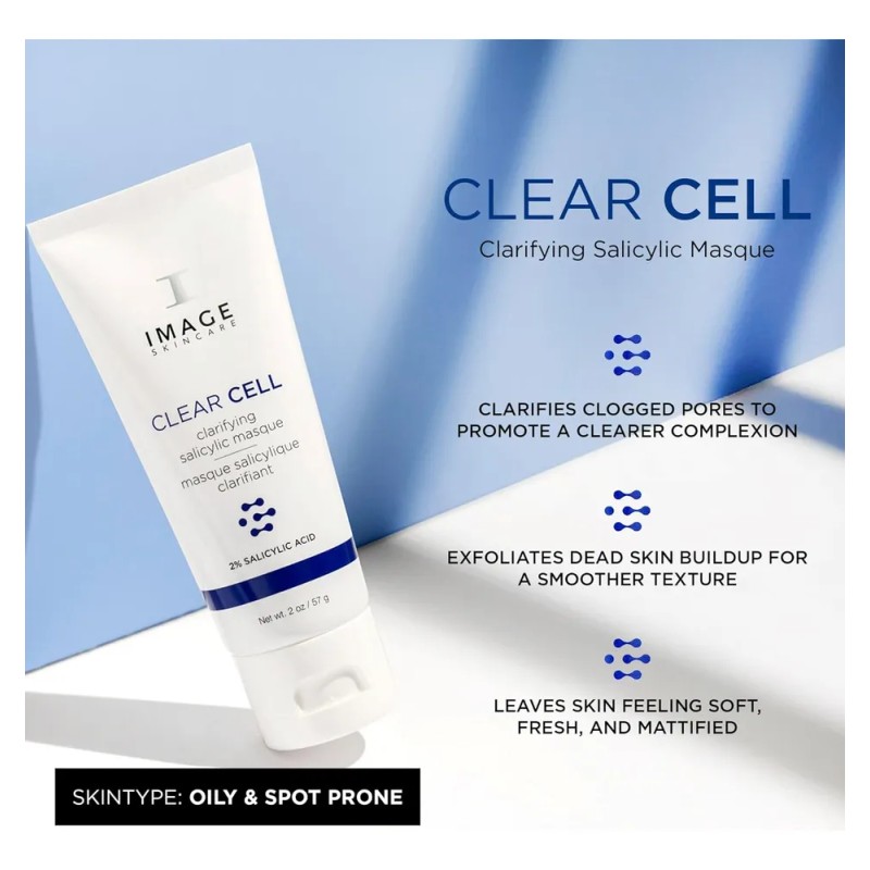 Image Skincare, Mascarilla Clarificante Salicílica Clear Cel