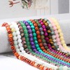 Aquamarine Crystal Beads - 45pcs 8mm Round, Gemstone & Stone